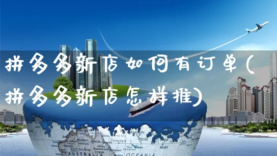 拼多多新店如何有订单(拼多多新店怎样推)_https://www.czttao.com_京东电商_第1张