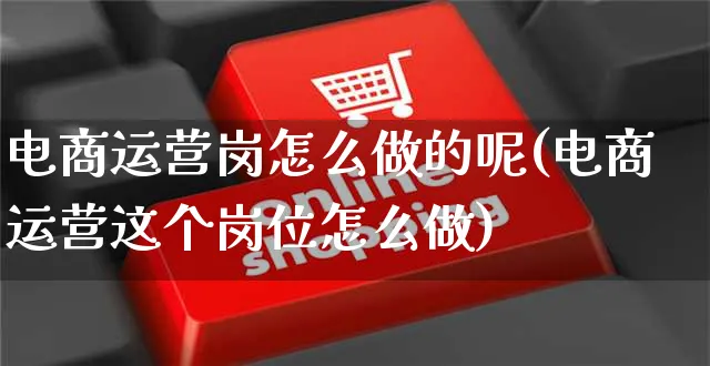 电商运营岗怎么做的呢(电商运营这个岗位怎么做)_https://www.czttao.com_亚马逊电商_第1张