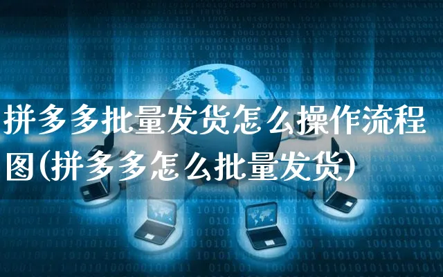 拼多多批量发货怎么操作流程图(拼多多怎么批量发货)_https://www.czttao.com_淘宝电商_第1张