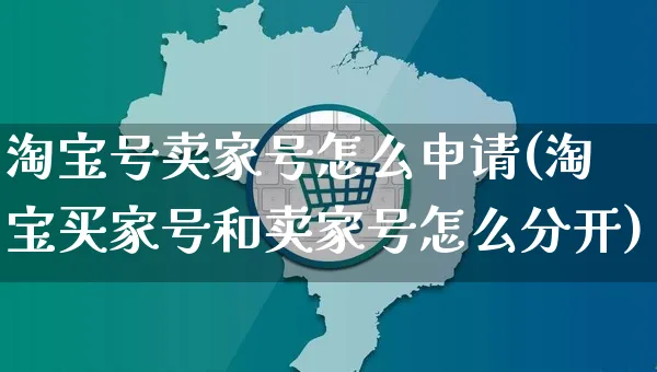 淘宝号卖家号怎么申请(淘宝买家号和卖家号怎么分开)_https://www.czttao.com_开店技巧_第1张