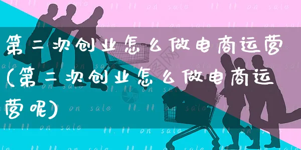 第二次创业怎么做电商运营(第二次创业怎么做电商运营呢)_https://www.czttao.com_电商资讯_第1张