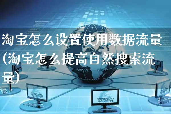 淘宝怎么设置使用数据流量(淘宝怎么提高自然搜索流量)_https://www.czttao.com_抖音小店_第1张