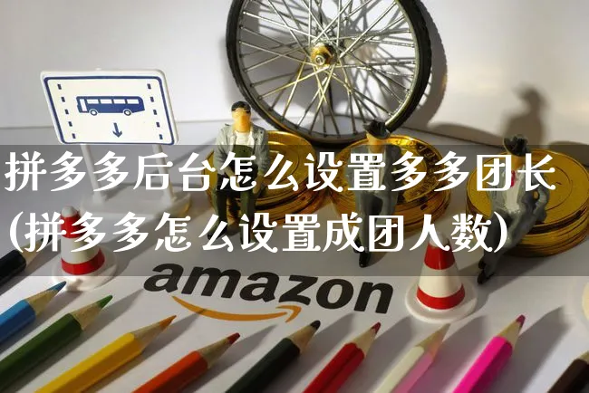 拼多多后台怎么设置多多团长(拼多多怎么设置成团人数)_https://www.czttao.com_京东电商_第1张