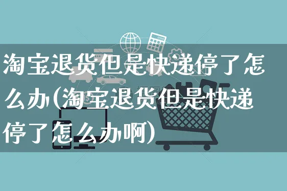 淘宝退货但是快递停了怎么办(淘宝退货但是快递停了怎么办啊)_https://www.czttao.com_视频/直播带货_第1张