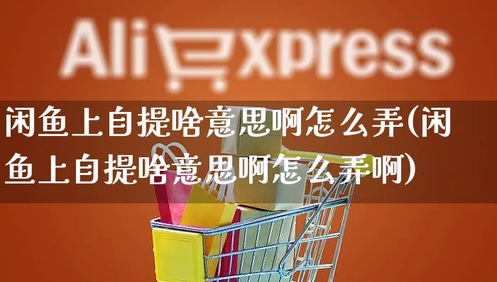 闲鱼上自提啥意思啊怎么弄(闲鱼上自提啥意思啊怎么弄啊)_https://www.czttao.com_闲鱼电商_第1张