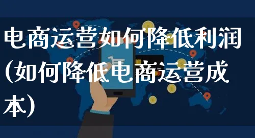 电商运营如何降低利润(如何降低电商运营成本)_https://www.czttao.com_电商运营_第1张