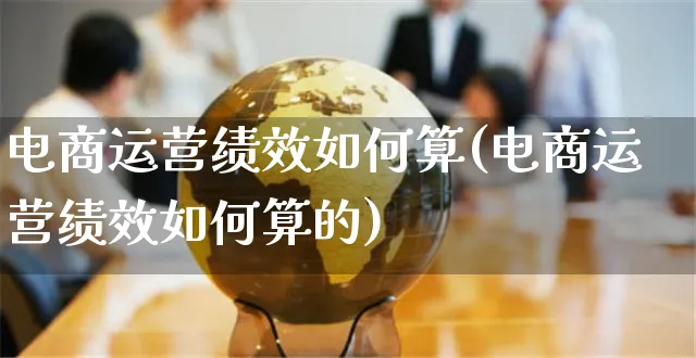 电商运营绩效如何算(电商运营绩效如何算的)_https://www.czttao.com_电商运营_第1张