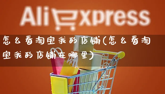 怎么看淘宝我的店铺(怎么看淘宝我的店铺在哪里)_https://www.czttao.com_电商资讯_第1张