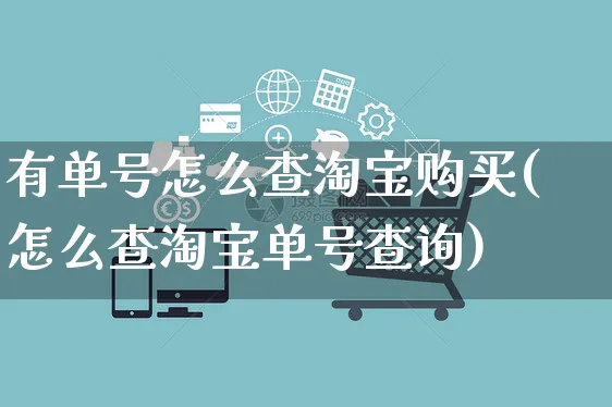 有单号怎么查淘宝购买(怎么查淘宝单号查询)_https://www.czttao.com_开店技巧_第1张