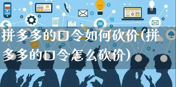 拼多多的口令如何砍价(拼多多的口令怎么砍价)_https://www.czttao.com_开店技巧_第1张