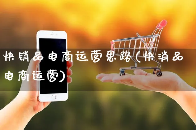 快销品电商运营思路(快消品电商运营)_https://www.czttao.com_电商运营_第1张