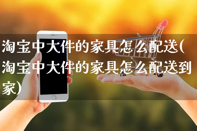 淘宝中大件的家具怎么配送(淘宝中大件的家具怎么配送到家)_https://www.czttao.com_视频/直播带货_第1张