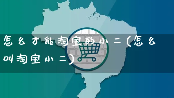 怎么才能淘宝的小二(怎么叫淘宝小二)_https://www.czttao.com_开店技巧_第1张