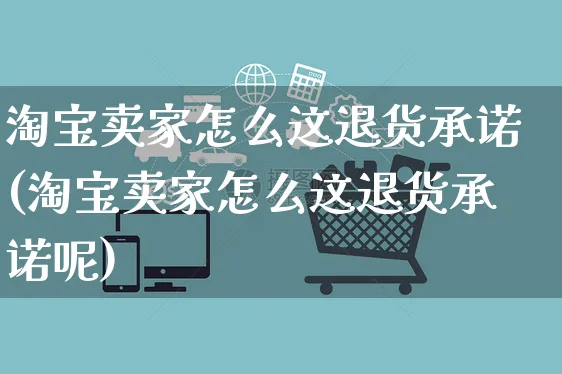 淘宝卖家怎么这退货承诺(淘宝卖家怎么这退货承诺呢)_https://www.czttao.com_拼多多电商_第1张