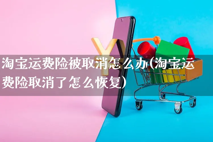 淘宝运费险被取消怎么办(淘宝运费险取消了怎么恢复)_https://www.czttao.com_京东电商_第1张