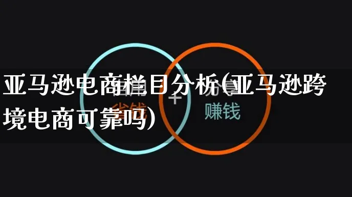 亚马逊电商栏目分析(亚马逊跨境电商可靠吗)_https://www.czttao.com_亚马逊电商_第1张