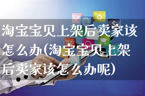 淘宝宝贝上架后卖家该怎么办(淘宝宝贝上架后卖家该怎么办呢)_https://www.czttao.com_京东电商_第1张