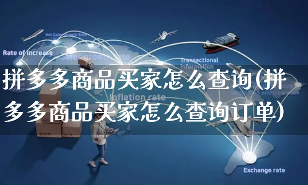 拼多多商品买家怎么查询(拼多多商品买家怎么查询订单)_https://www.czttao.com_京东电商_第1张