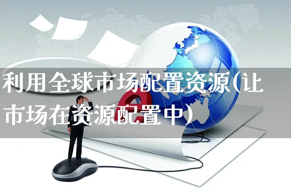 利用全球市场配置资源(让市场在资源配置中)_https://www.czttao.com_小红书_第1张