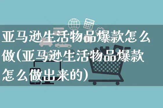 亚马逊生活物品爆款怎么做(亚马逊生活物品爆款怎么做出来的)_https://www.czttao.com_亚马逊电商_第1张