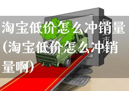 淘宝低价怎么冲销量(淘宝低价怎么冲销量啊)_https://www.czttao.com_店铺装修_第1张