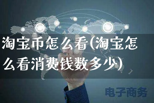 淘宝币怎么看(淘宝怎么看消费钱数多少)_https://www.czttao.com_小红书_第1张