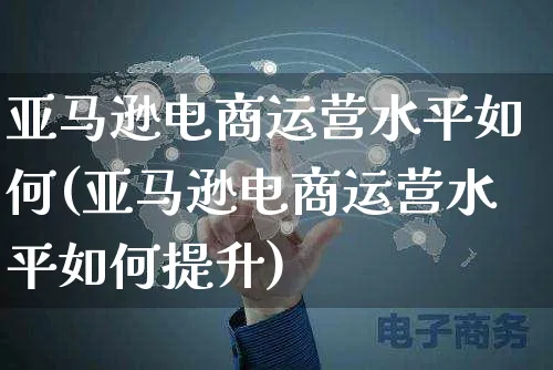 亚马逊电商运营水平如何(亚马逊电商运营水平如何提升)_https://www.czttao.com_电商运营_第1张