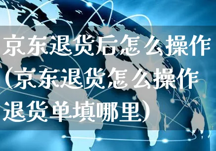 京东退货后怎么操作(京东退货怎么操作退货单填哪里)_https://www.czttao.com_京东电商_第1张