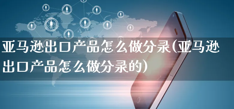 亚马逊出口产品怎么做分录(亚马逊出口产品怎么做分录的)_https://www.czttao.com_亚马逊电商_第1张