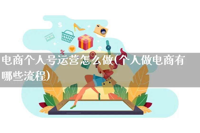 电商个人号运营怎么做(个人做电商有哪些流程)_https://www.czttao.com_电商运营_第1张