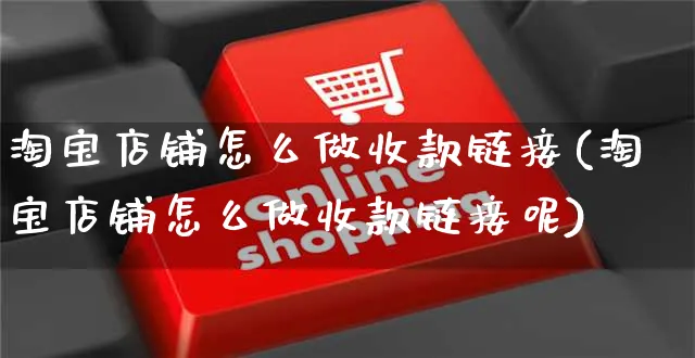 淘宝店铺怎么做收款链接(淘宝店铺怎么做收款链接呢)_https://www.czttao.com_淘宝电商_第1张