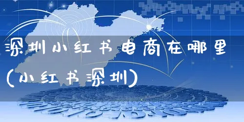 深圳小红书电商在哪里(小红书深圳)_https://www.czttao.com_小红书_第1张