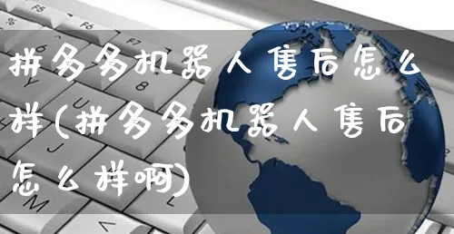 拼多多机器人售后怎么样(拼多多机器人售后怎么样啊)_https://www.czttao.com_店铺装修_第1张