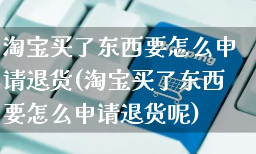 淘宝买了东西要怎么申请退货(淘宝买了东西要怎么申请退货呢)_https://www.czttao.com_闲鱼电商_第1张