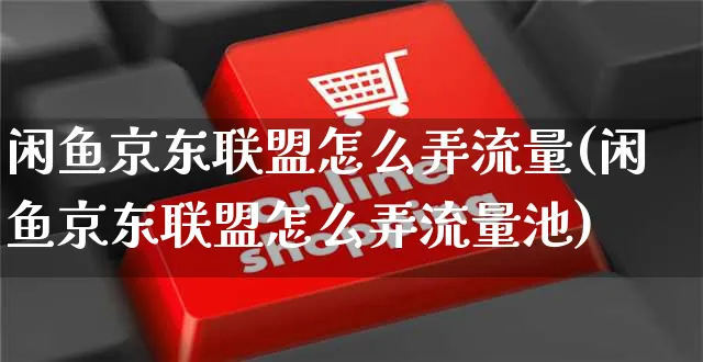 闲鱼京东联盟怎么弄流量(闲鱼京东联盟怎么弄流量池)_https://www.czttao.com_闲鱼电商_第1张