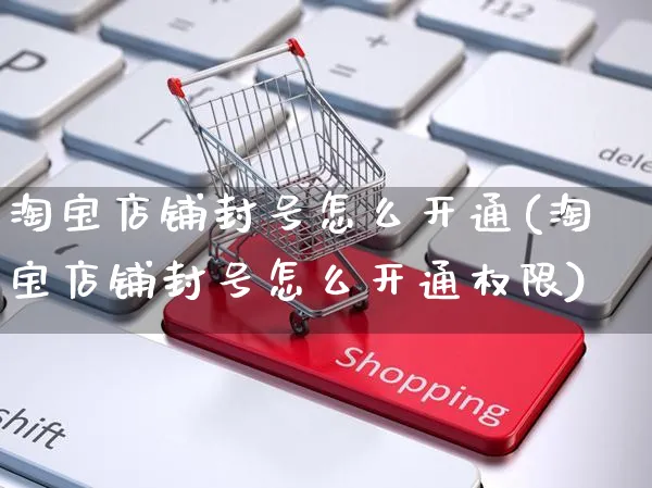 淘宝店铺封号怎么开通(淘宝店铺封号怎么开通权限)_https://www.czttao.com_淘宝电商_第1张