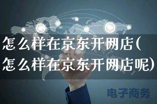 怎么样在京东开网店(怎么样在京东开网店呢)_https://www.czttao.com_开店技巧_第1张