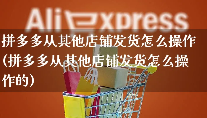 拼多多从其他店铺发货怎么操作(拼多多从其他店铺发货怎么操作的)_https://www.czttao.com_京东电商_第1张