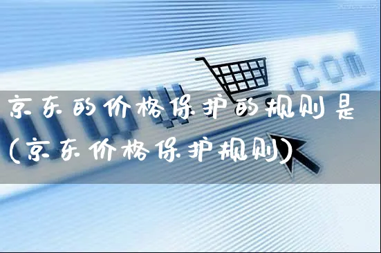 京东的价格保护的规则是(京东价格保护规则)_https://www.czttao.com_京东电商_第1张